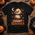 Count Quackula Funny Duck Halloween Costume T-Shirt-GKHF