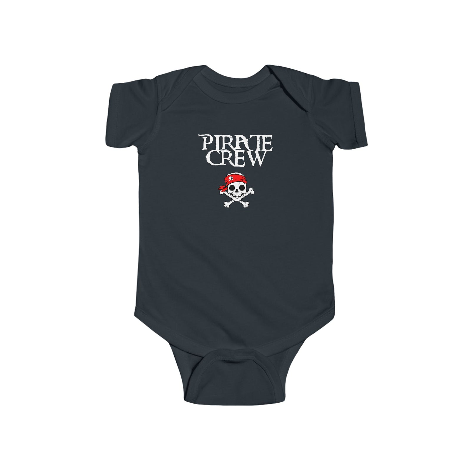 Infant Bodysuit - "Pirate Crew" Skull & Crossbones Baby Onesie