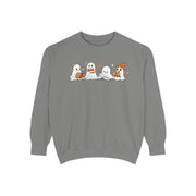 Halloween Ghost Squad Comfort Colors Sweatshirt — Halloween Reading Ghosts