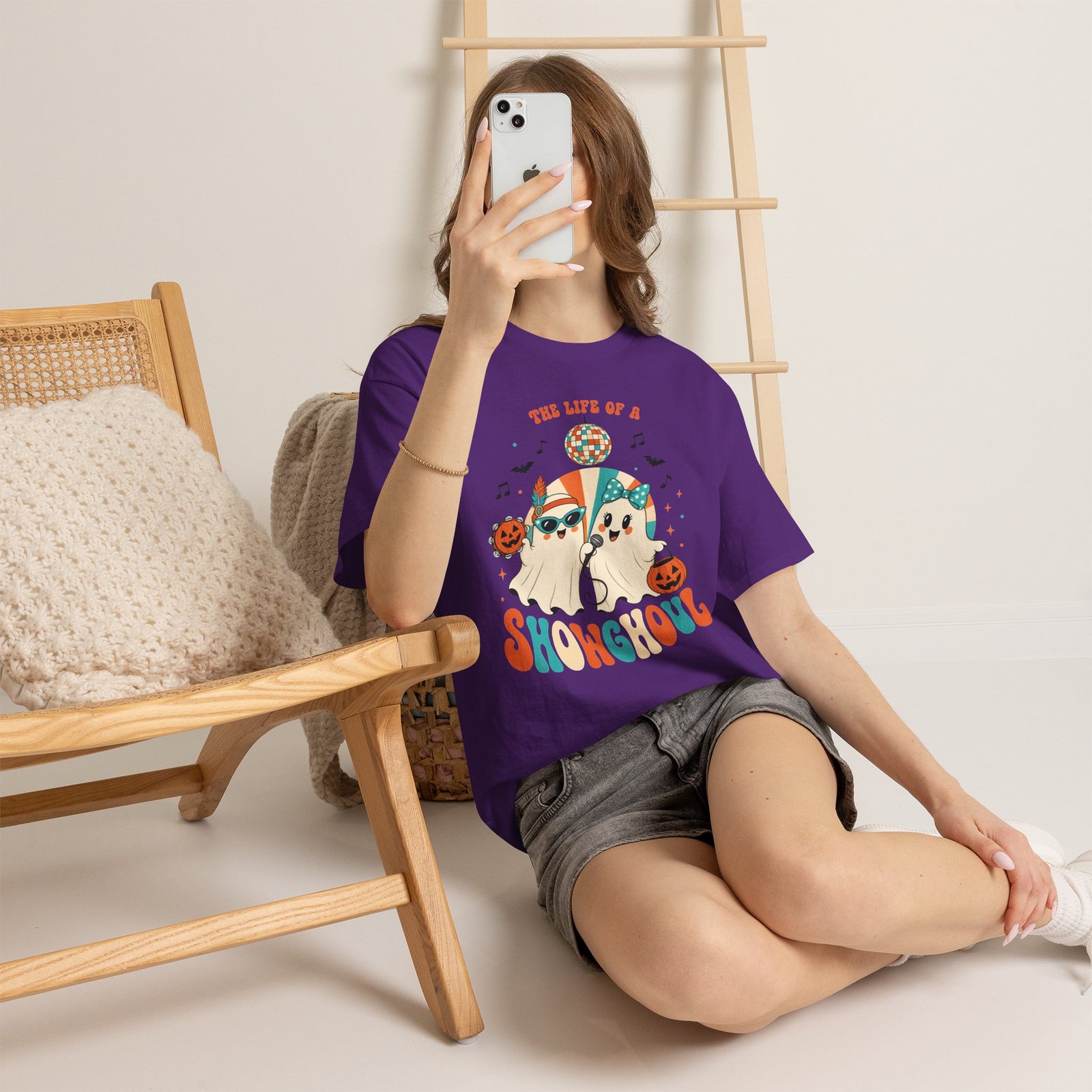 Halloween Party Ghoul, The Life Of Show Ghoul, Funny Hallowen T-shirt for Girl, Women