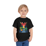 Toddler Tee — Chick in Overalls with Carrots Cute Spring Easter Shirt