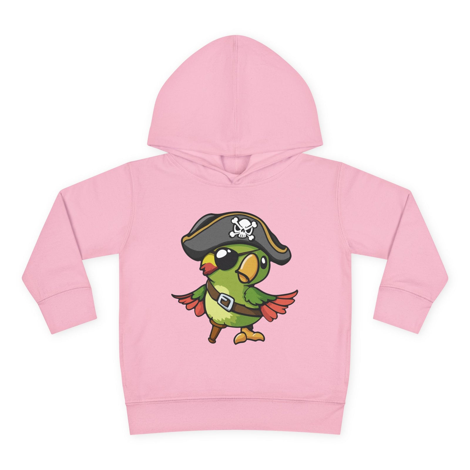 Toddler Pirate Parrot Hoodie — Cute Kids Pullover for Boys & Girls