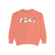 Halloween Ghost Squad Comfort Colors Sweatshirt — Halloween Reading Ghosts