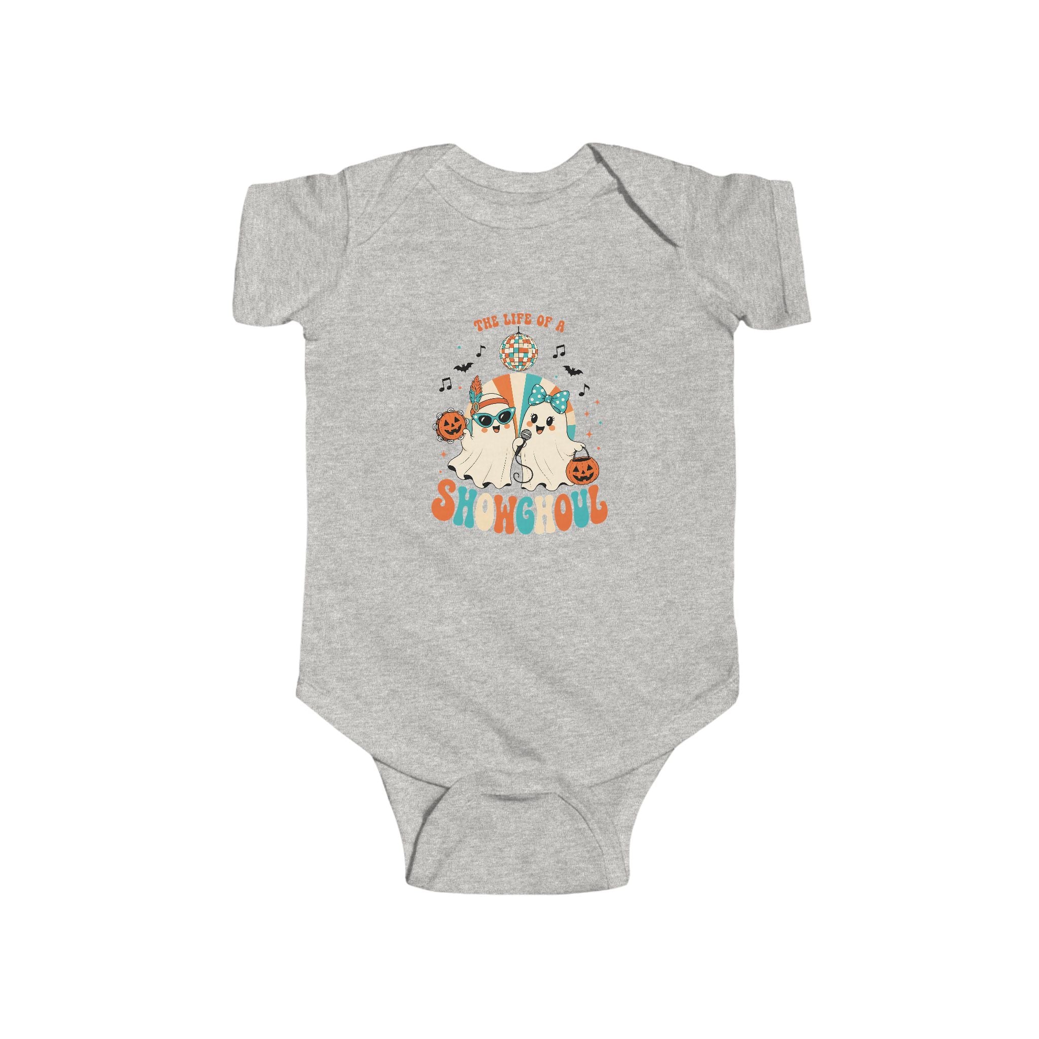 Baby Bodysuit, Infant Onesie Halloween T-shirt For Babies, Cute Halloween Ghost