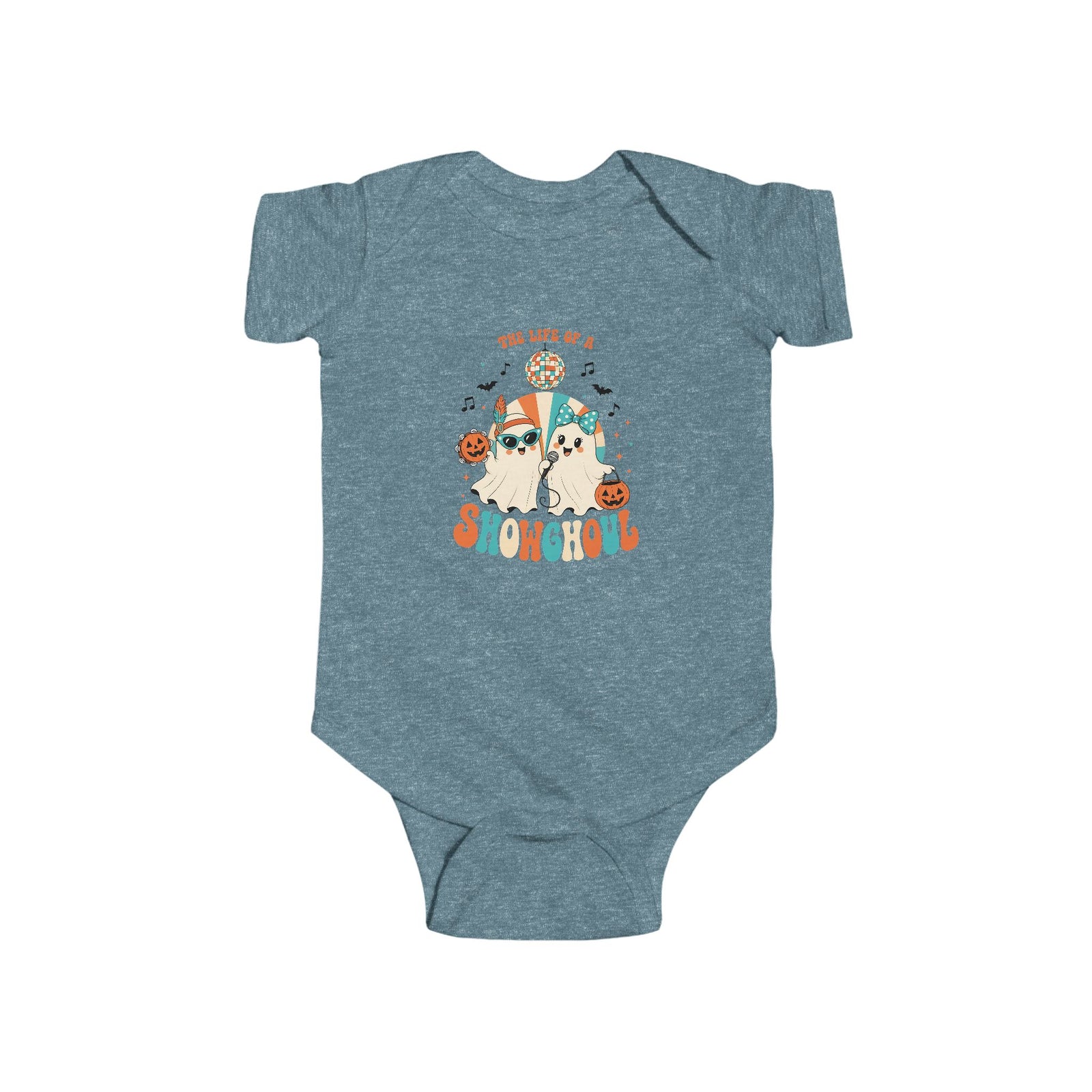 Baby Bodysuit, Infant Onesie Halloween T-shirt For Babies, Cute Halloween Ghost