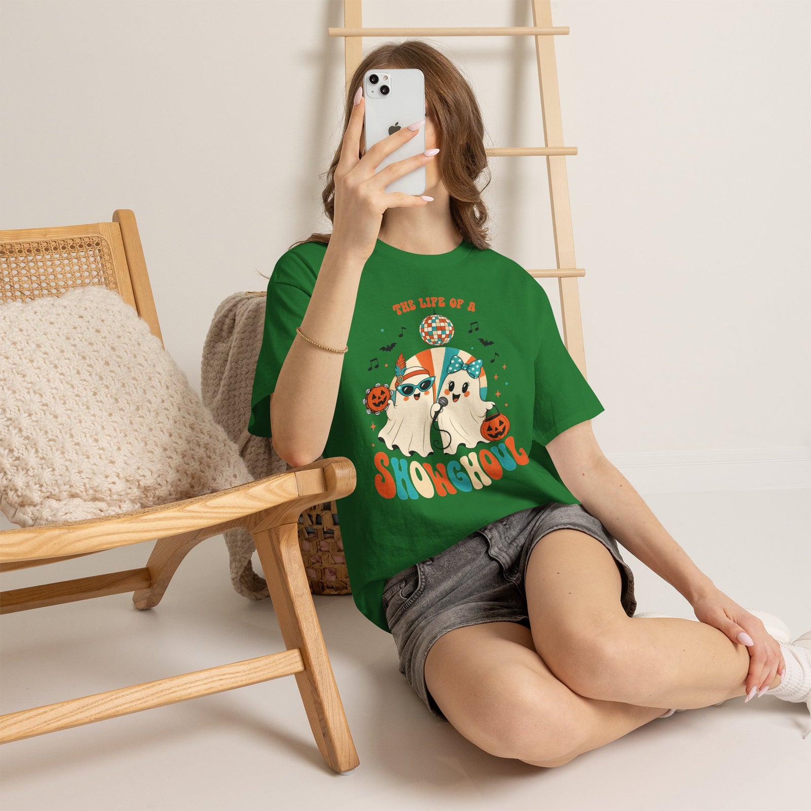 Halloween Party Ghoul, The Life Of Show Ghoul, Funny Hallowen T-shirt for Girl, Women