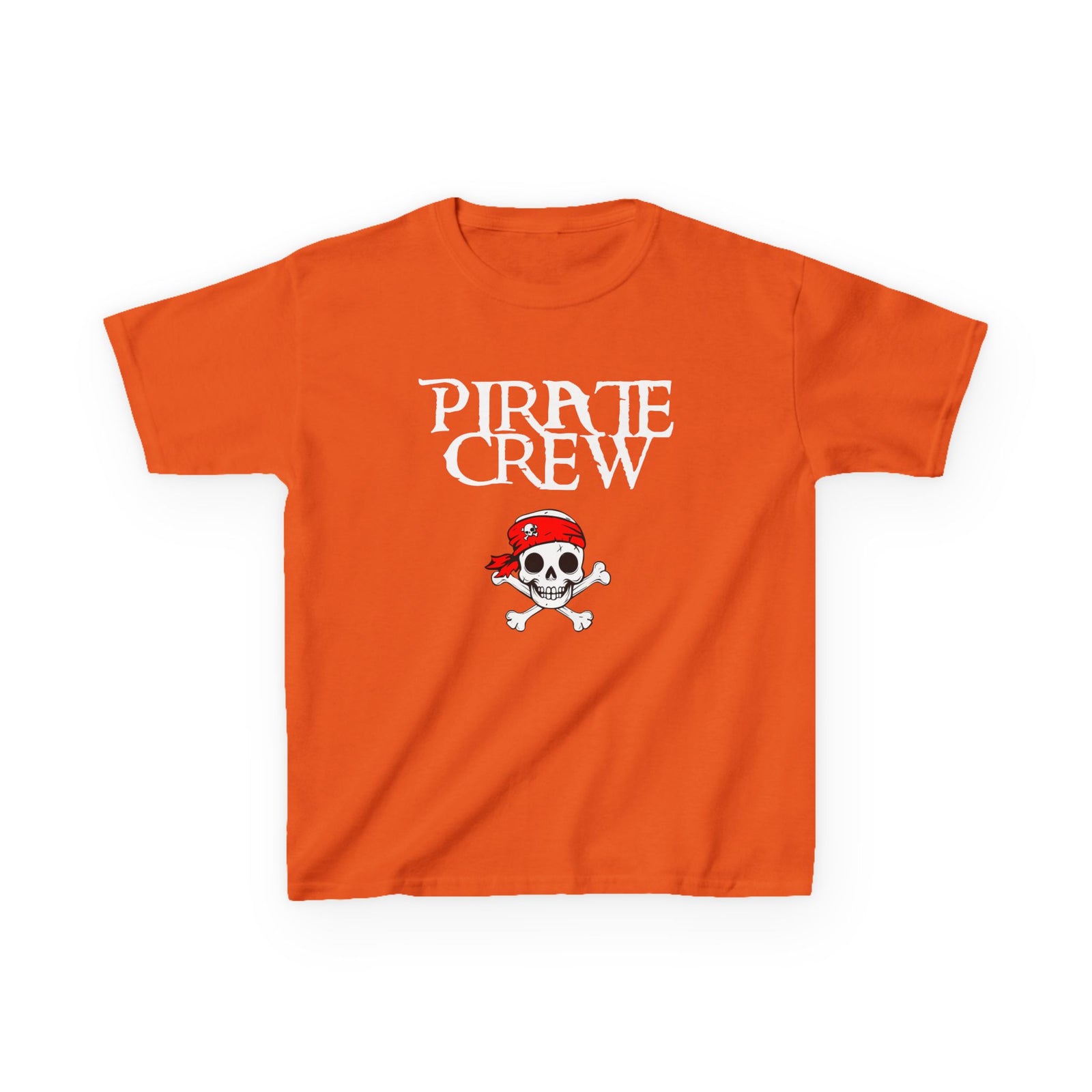 Kids 'Pirate Crew' Skull T-Shirt — Toddler Pirate Tee for Halloween & Family Matching Shirts