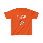 Kids 'Pirate Crew' Skull T-Shirt — Toddler Pirate Tee for Halloween & Family Matching Shirts