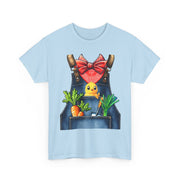 Garden Chick in Overalls T‑Shirt — Spring Gardening - Halloween Pretend I'm A Farmer