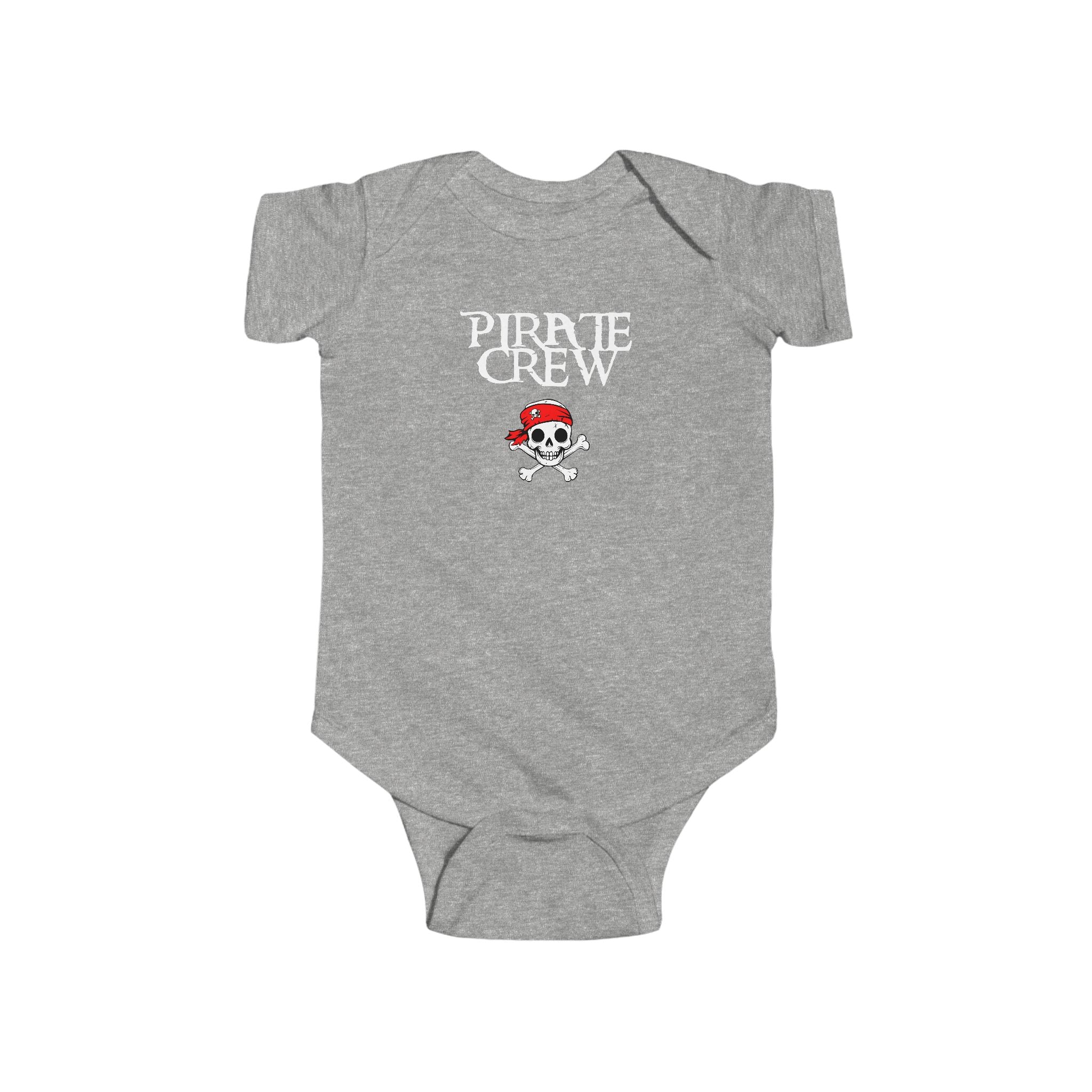 Infant Bodysuit - "Pirate Crew" Skull & Crossbones Baby Onesie