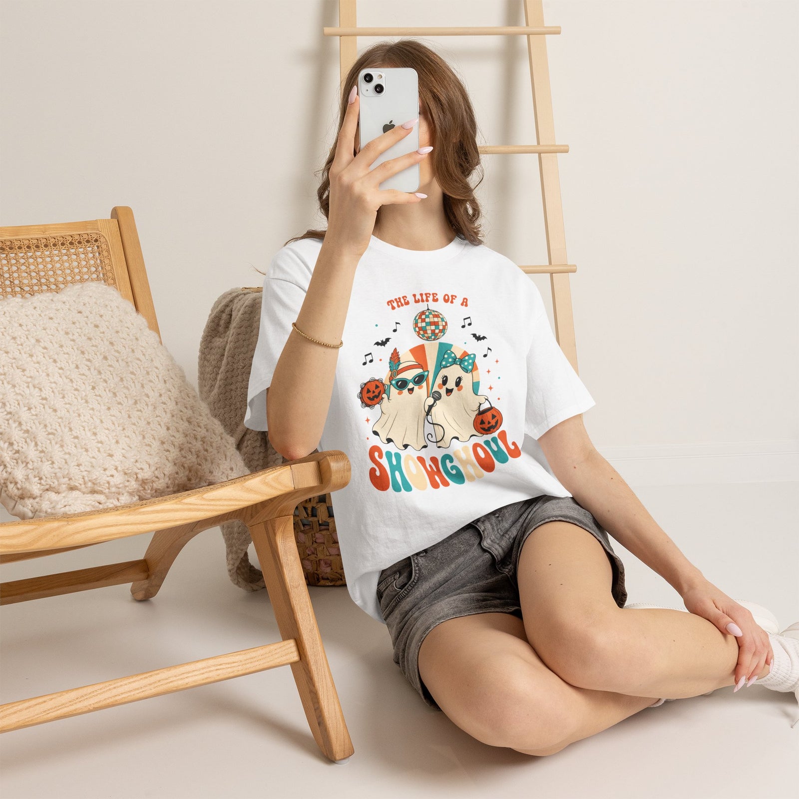 Halloween Party Ghoul, The Life Of Show Ghoul, Funny Hallowen T-shirt for Girl, Women