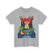 Garden Chick in Overalls T‑Shirt — Spring Gardening - Halloween Pretend I'm A Farmer