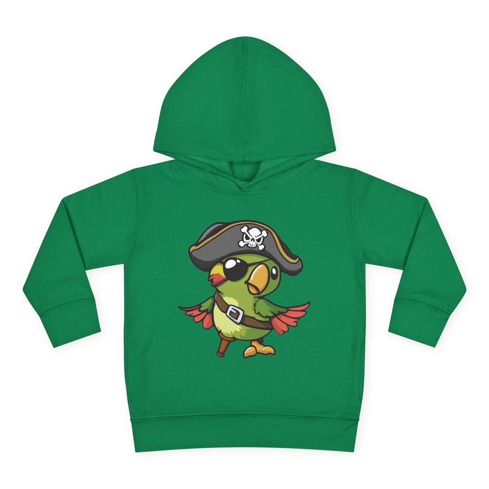 Toddler Pirate Parrot Hoodie — Cute Kids Pullover for Boys & Girls