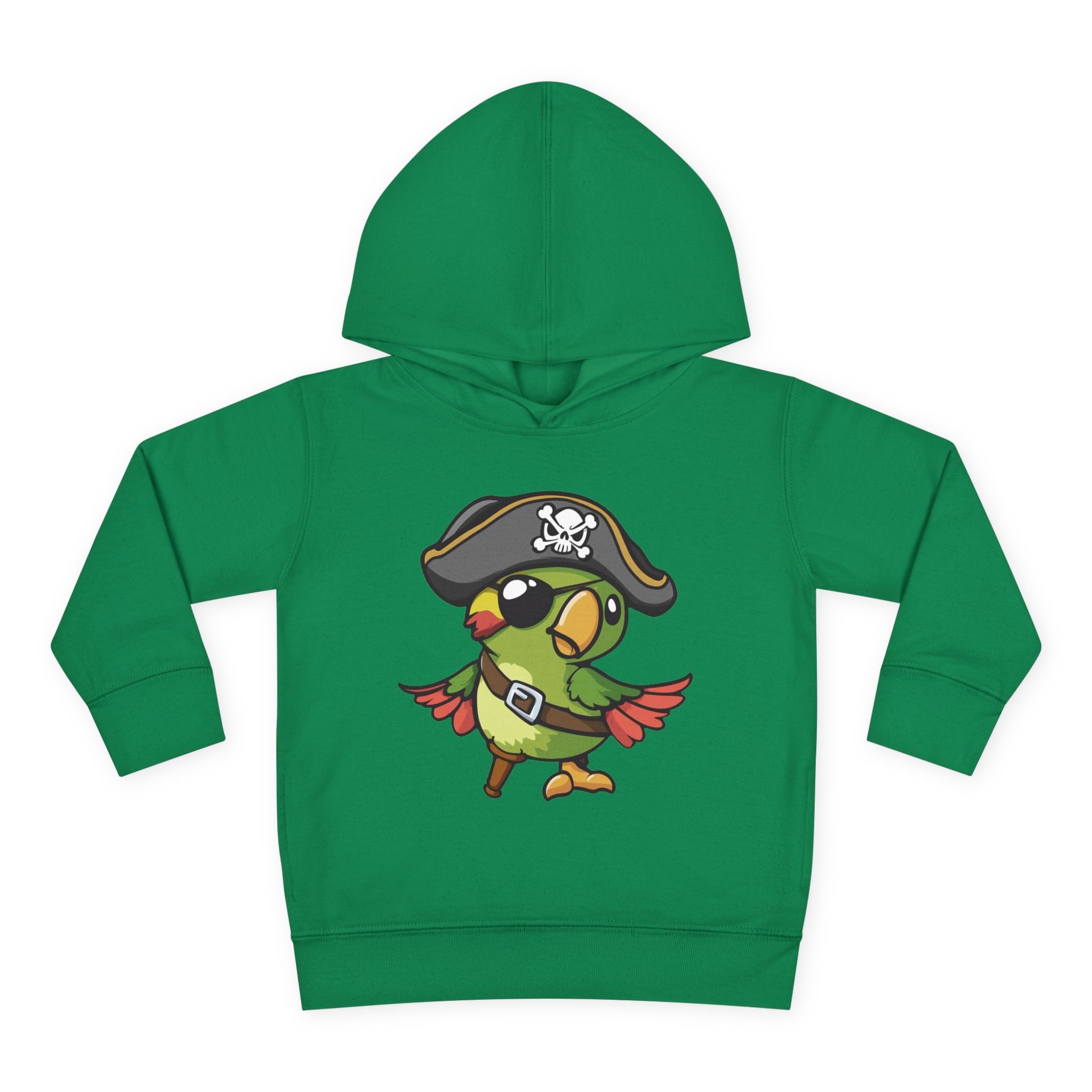 Toddler Pirate Parrot Hoodie — Cute Kids Pullover for Boys & Girls