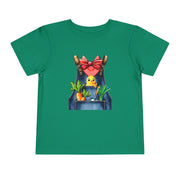 Toddler Tee — Chick in Overalls with Carrots Cute Spring Easter Shirt