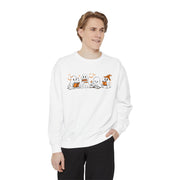 Halloween Ghost Squad Comfort Colors Sweatshirt — Halloween Reading Ghosts