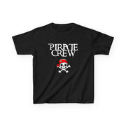 Kids 'Pirate Crew' Skull T-Shirt — Toddler Pirate Tee for Halloween & Family Matching Shirts