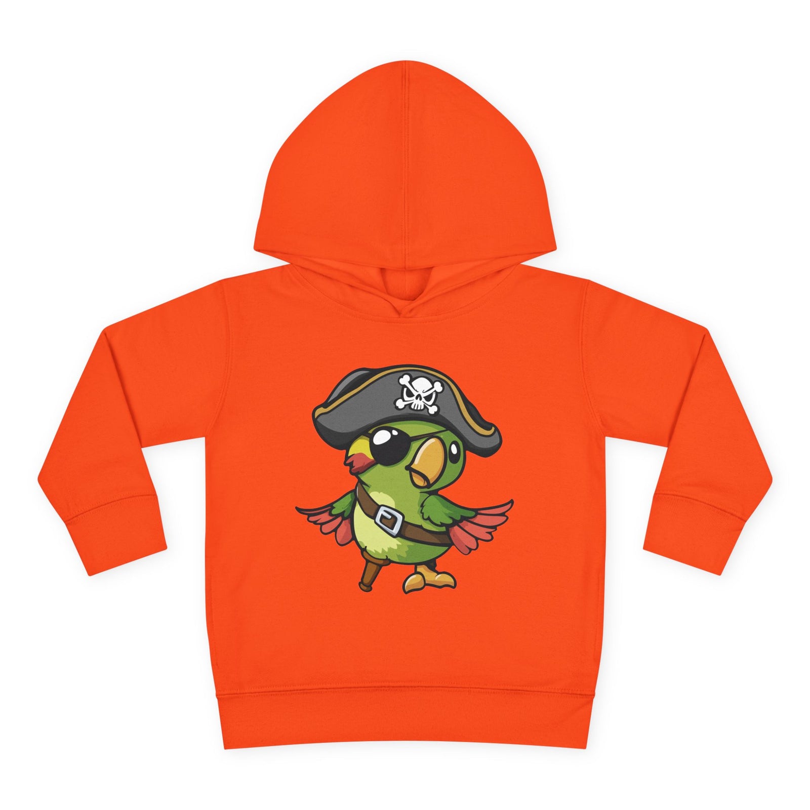 Toddler Pirate Parrot Hoodie — Cute Kids Pullover for Boys & Girls
