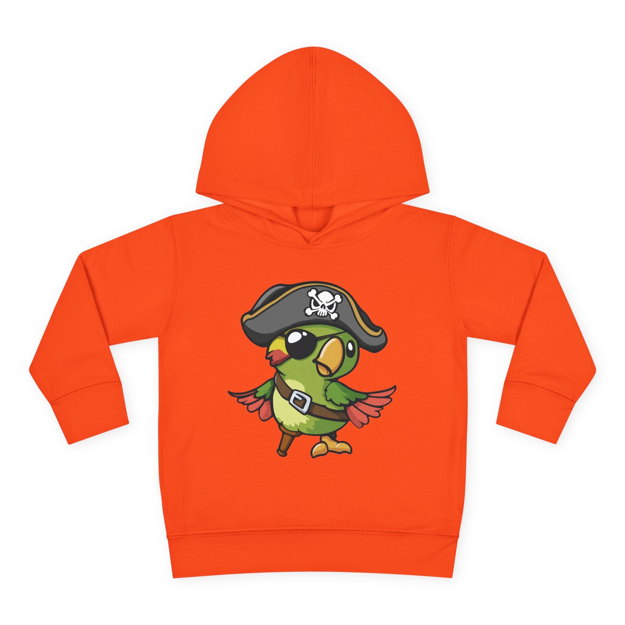 Toddler Pirate Parrot Hoodie — Cute Kids Pullover for Boys & Girls