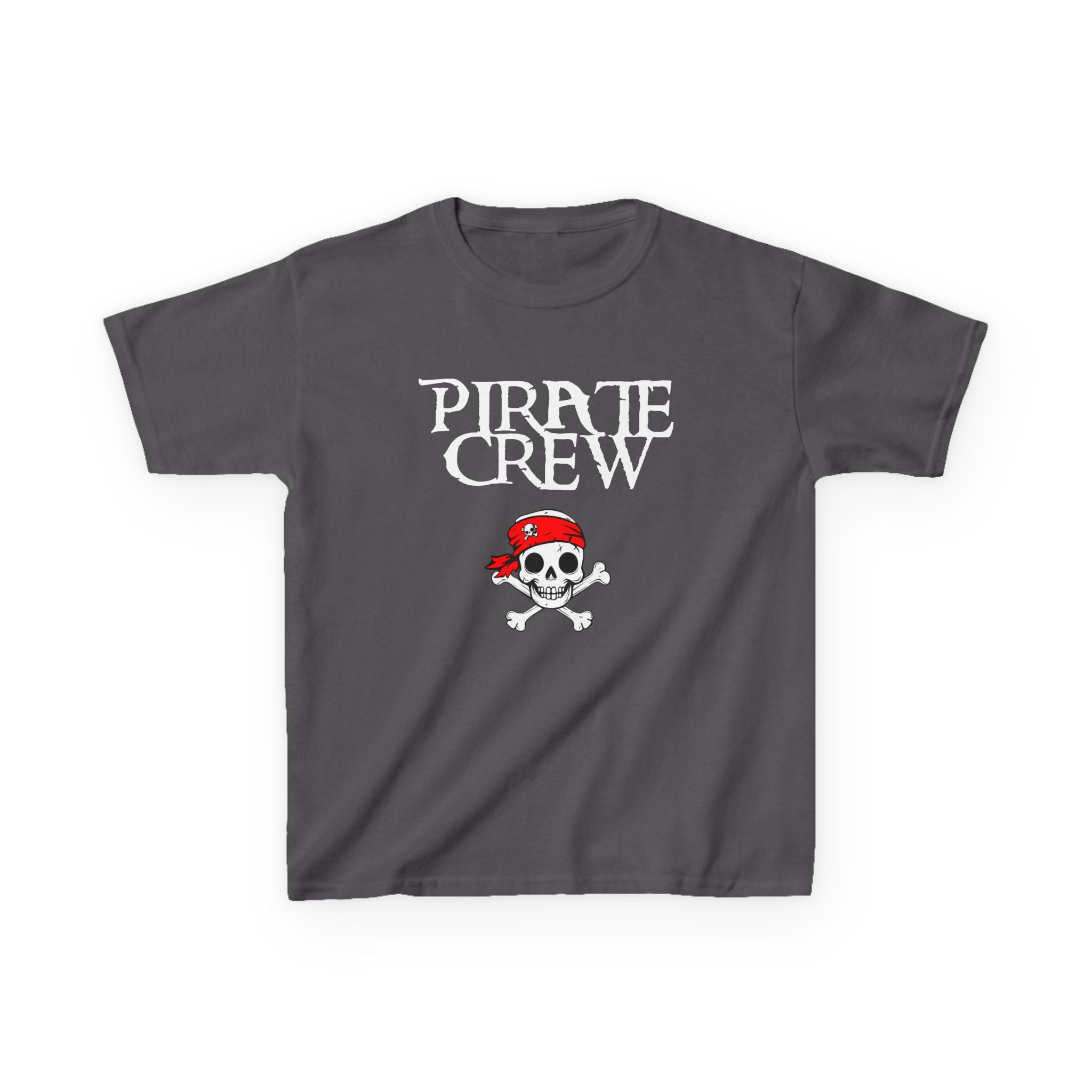 Kids 'Pirate Crew' Skull T-Shirt — Toddler Pirate Tee for Halloween & Family Matching Shirts