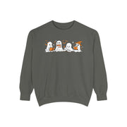 Halloween Ghost Squad Comfort Colors Sweatshirt — Halloween Reading Ghosts