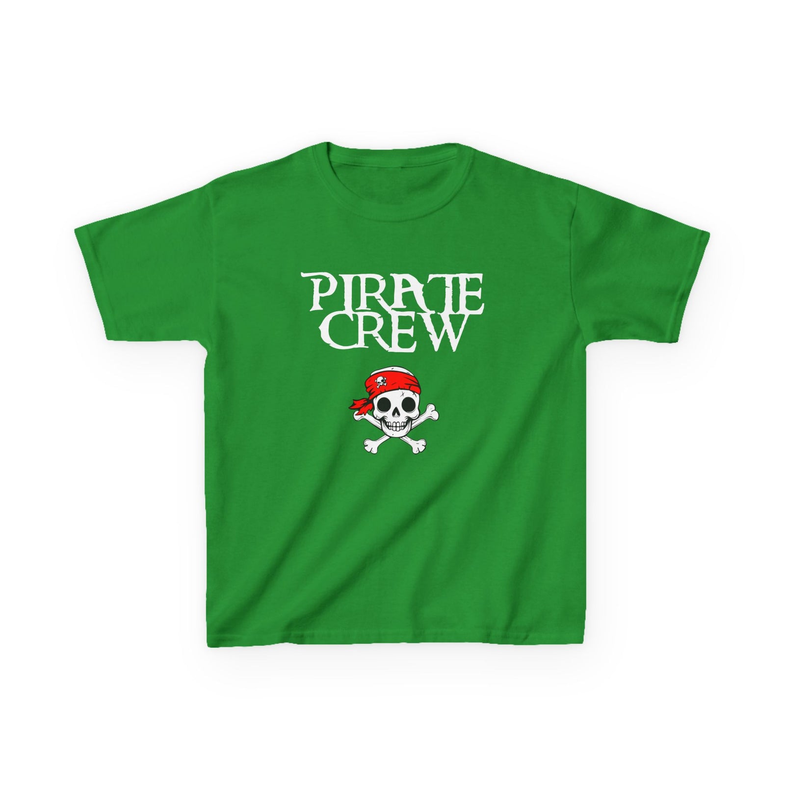 Kids 'Pirate Crew' Skull T-Shirt — Toddler Pirate Tee for Halloween & Family Matching Shirts