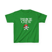 Kids 'Pirate Crew' Skull T-Shirt — Toddler Pirate Tee for Halloween & Family Matching Shirts