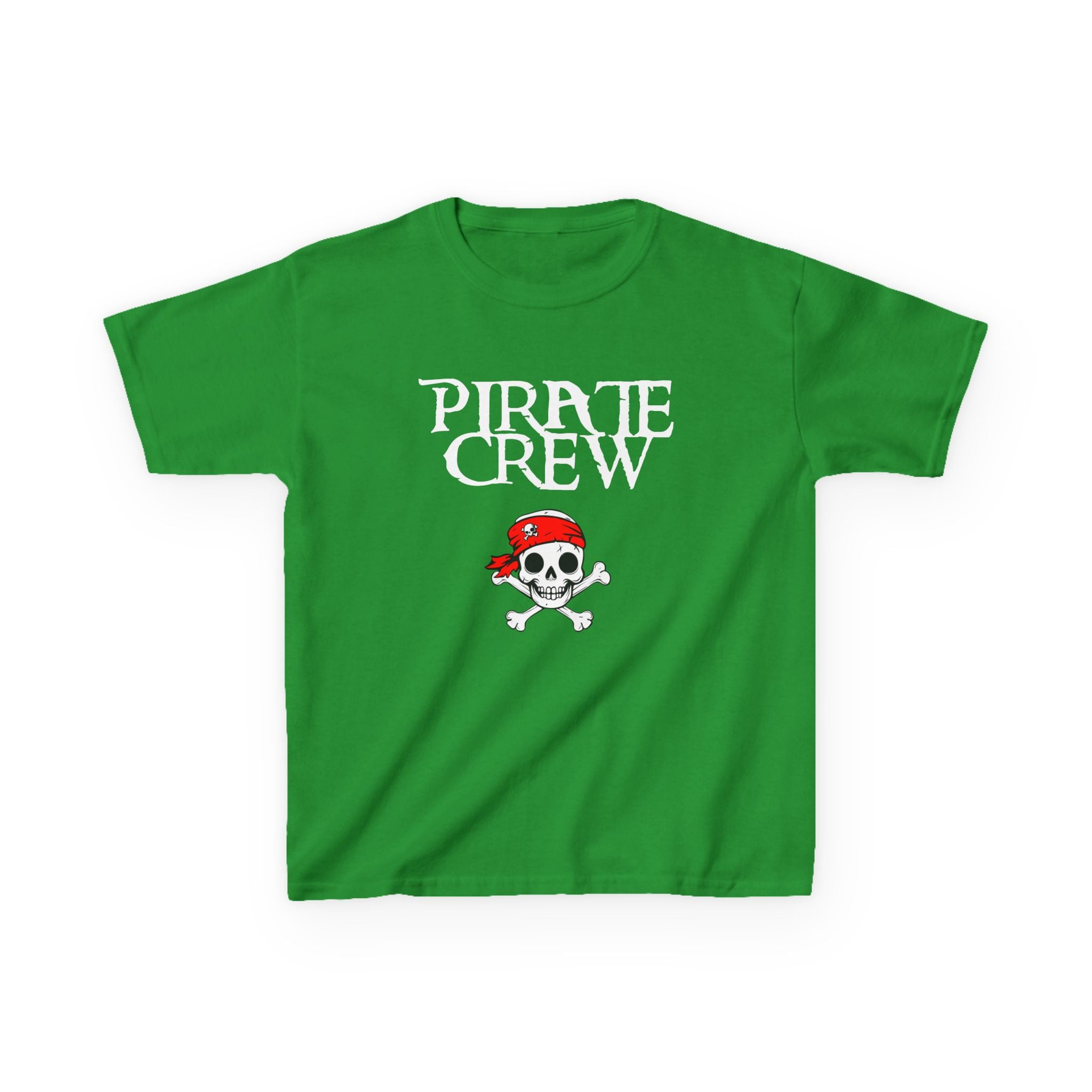 Kids 'Pirate Crew' Skull T-Shirt — Toddler Pirate Tee for Halloween & Family Matching Shirts