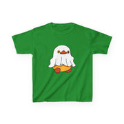 Kids Cotton Shirt, Halloween Ghost Duck, Halloween Costume Tee for Boys & Girls