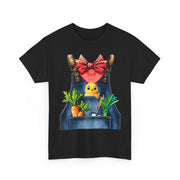 Garden Chick in Overalls T‑Shirt — Spring Gardening - Halloween Pretend I'm A Farmer