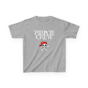Kids 'Pirate Crew' Skull T-Shirt — Toddler Pirate Tee for Halloween & Family Matching Shirts