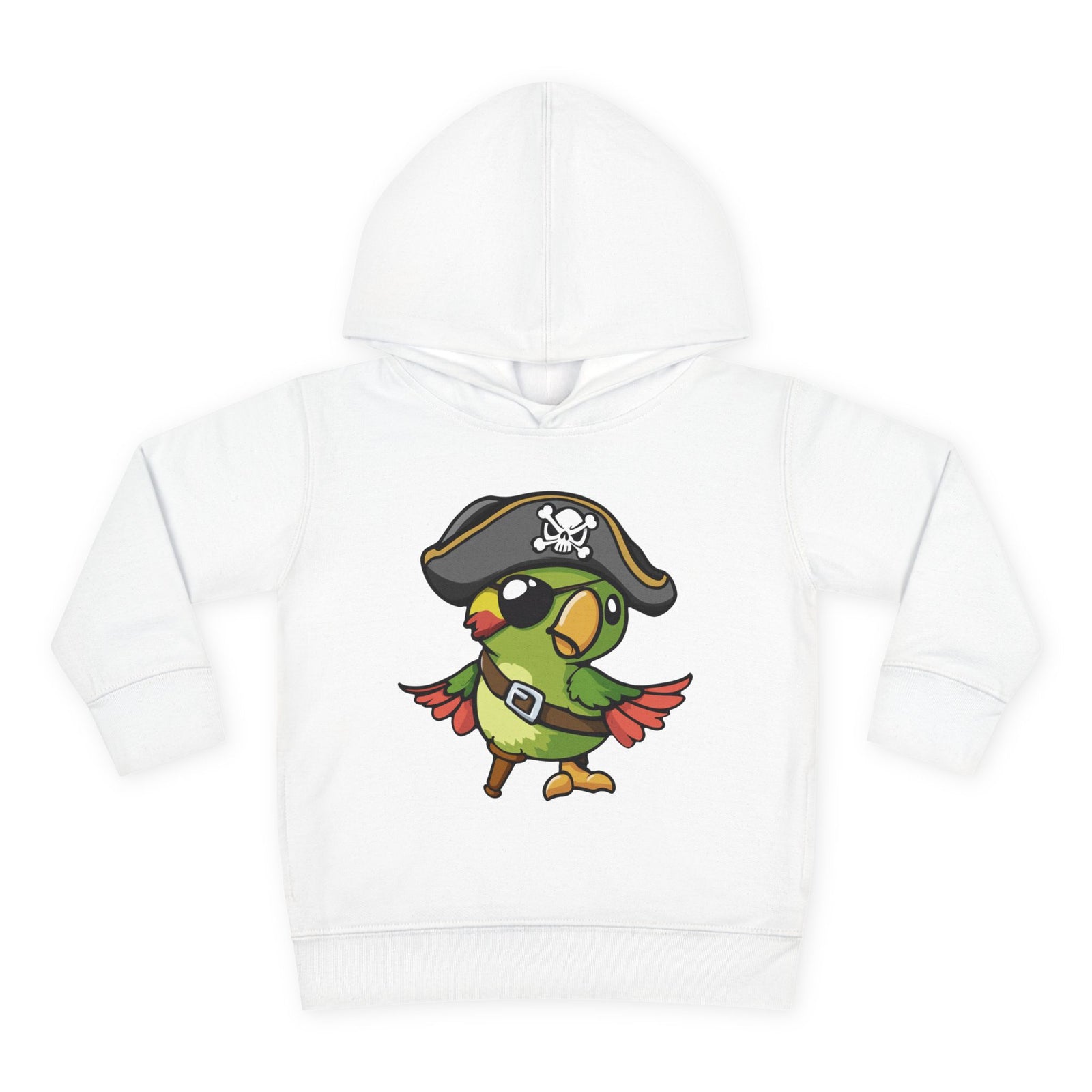 Toddler Pirate Parrot Hoodie — Cute Kids Pullover for Boys & Girls