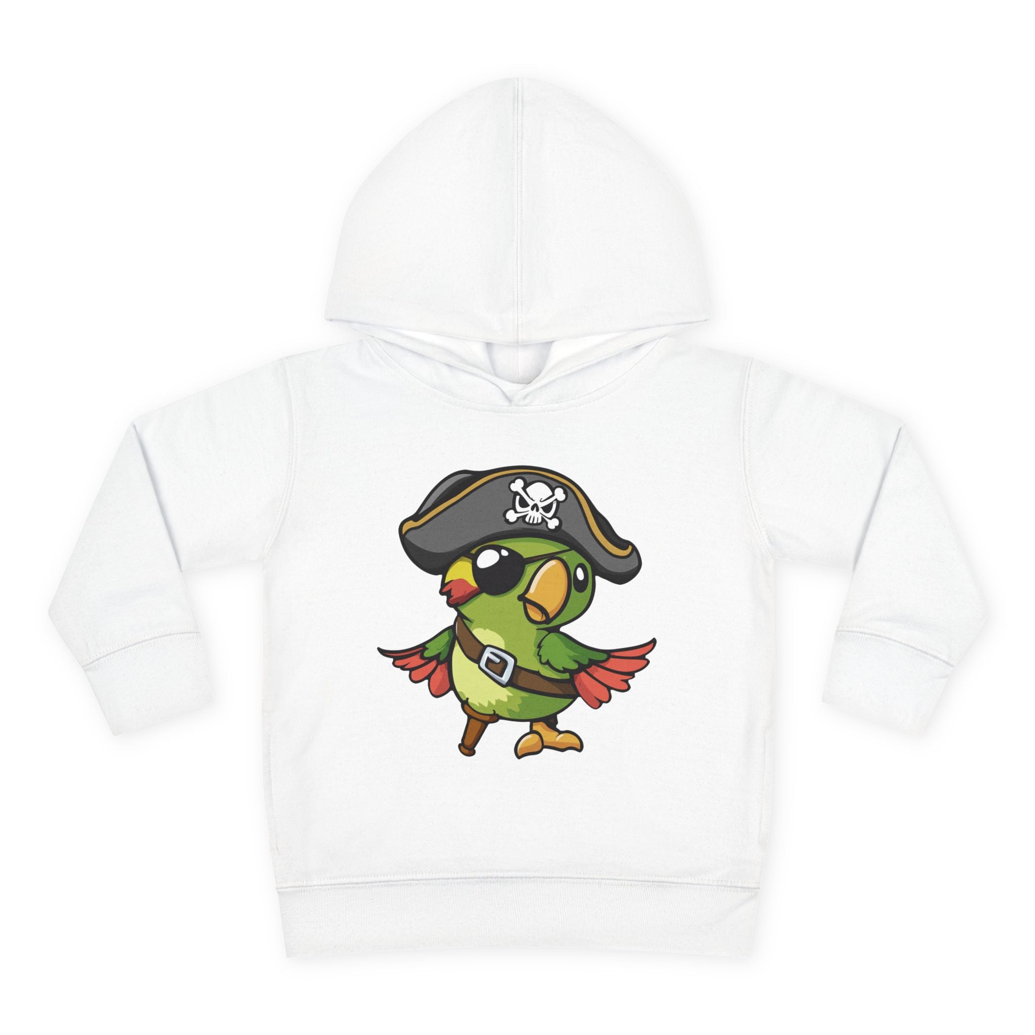 Toddler Pirate Parrot Hoodie — Cute Kids Pullover for Boys & Girls