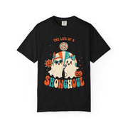 Comfort Color Birthday Shirt, The Life of a Showghoul Halloween Ghost, Funny Halloween shirt
