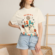 Comfort Color Birthday Shirt, The Life of a Showghoul Halloween Ghost, Funny Halloween shirt