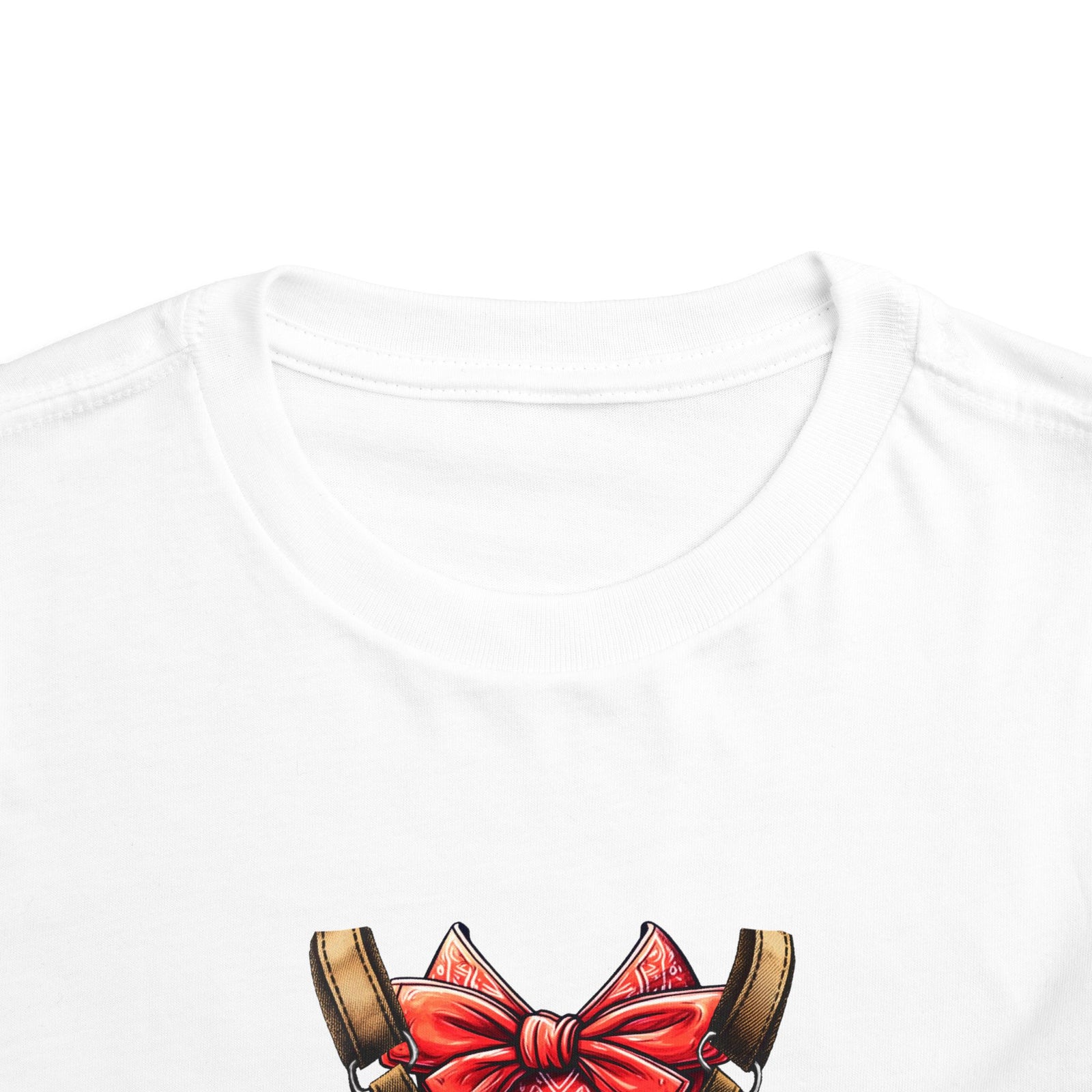 Toddler Tee — Chick in Overalls with Carrots Cute Spring Easter Shirt