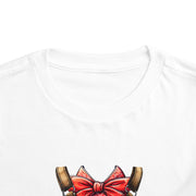 Toddler Tee — Chick in Overalls with Carrots Cute Spring Easter Shirt