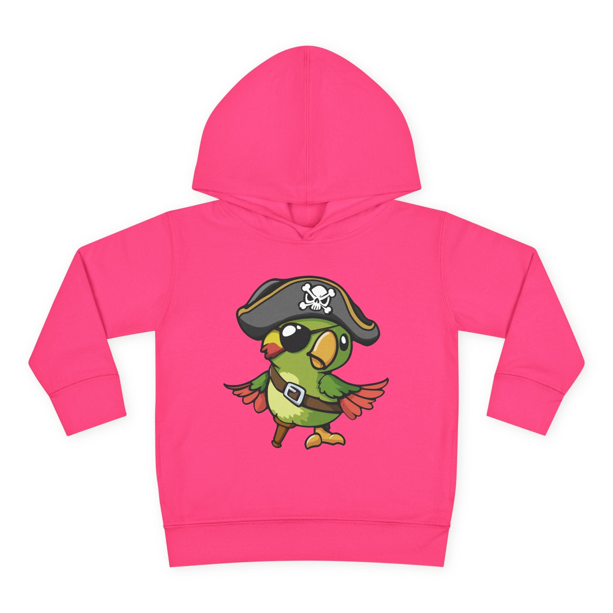 Toddler Pirate Parrot Hoodie — Cute Kids Pullover for Boys & Girls