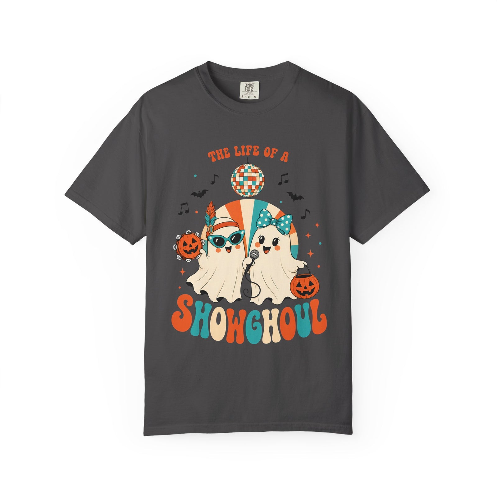 Comfort Color Birthday Shirt, The Life of a Showghoul Halloween Ghost, Funny Halloween shirt