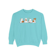 Halloween Ghost Squad Comfort Colors Sweatshirt — Halloween Reading Ghosts