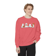 Halloween Ghost Squad Comfort Colors Sweatshirt — Halloween Reading Ghosts
