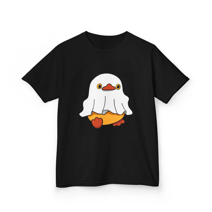 Kids Cotton Shirt, Halloween Ghost Duck, Halloween Costume Tee for Boys & Girls