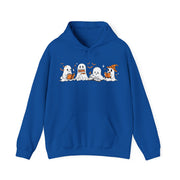 Ghosts Reading Hoodie, Cute Halloween Book Club Cotton Sweatshirt