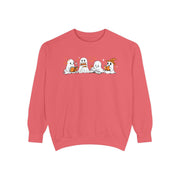 Halloween Ghost Squad Comfort Colors Sweatshirt — Halloween Reading Ghosts