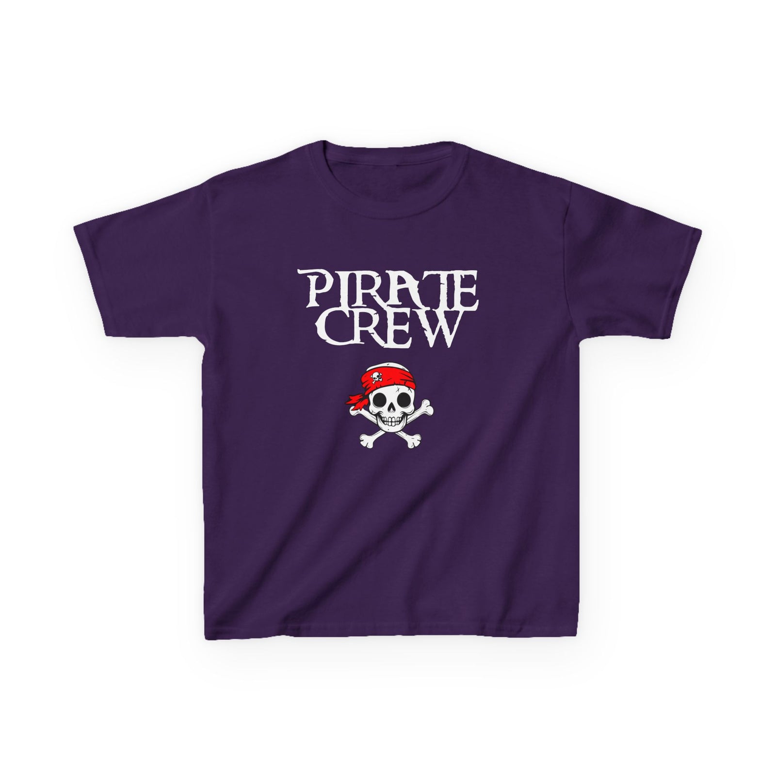 Kids 'Pirate Crew' Skull T-Shirt — Toddler Pirate Tee for Halloween & Family Matching Shirts