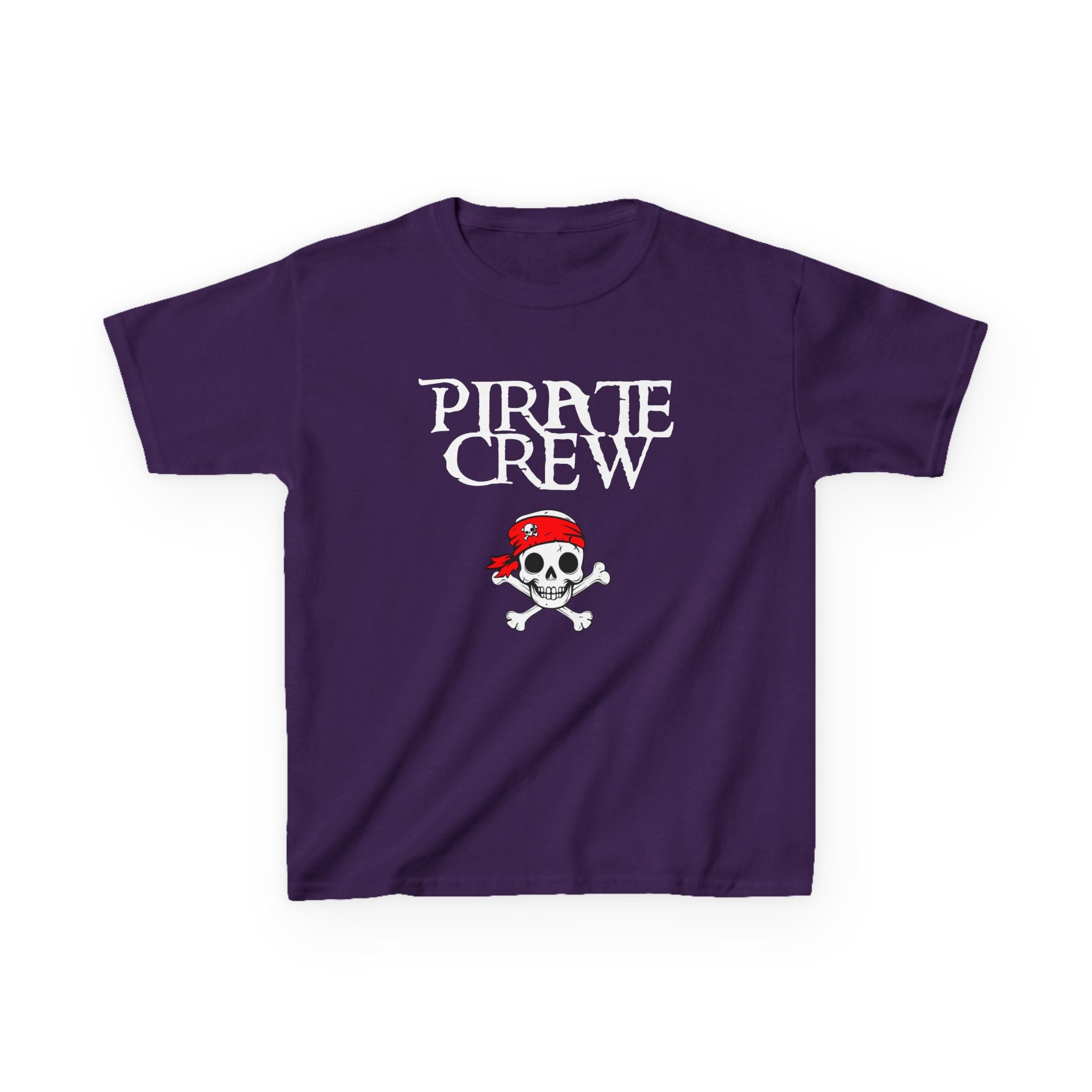 Kids 'Pirate Crew' Skull T-Shirt — Toddler Pirate Tee for Halloween & Family Matching Shirts