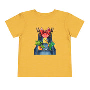 Toddler Tee — Chick in Overalls with Carrots Cute Spring Easter Shirt