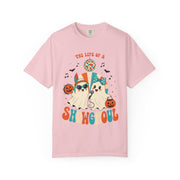 Comfort Color Birthday Shirt, The Life of a Showghoul Halloween Ghost, Funny Halloween shirt