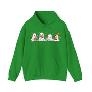 Ghosts Reading Hoodie, Cute Halloween Book Club Cotton Sweatshirt