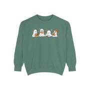 Halloween Ghost Squad Comfort Colors Sweatshirt — Halloween Reading Ghosts